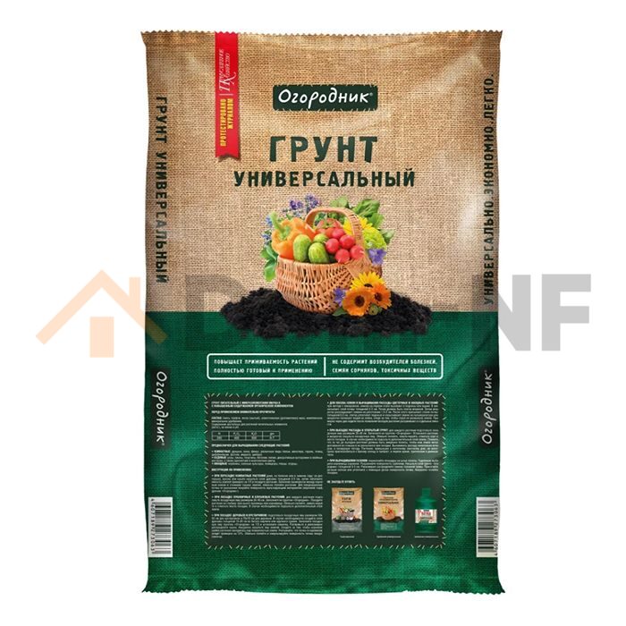 Грунт универсальный "Огородник" 60 л