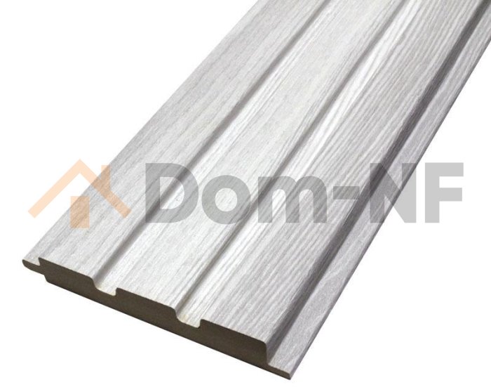 Декоративная реечная панель МДФ, цвет дуб айс (цена за шт.)