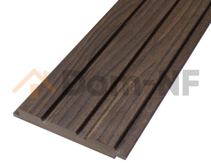 Декоративная реечная панель МДФ, цвет темный орех (цена за шт.)