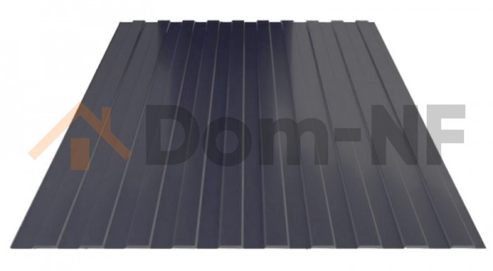 Профлист серый (RAL 7024) С-8  (1,185х2м*0,32мм.)