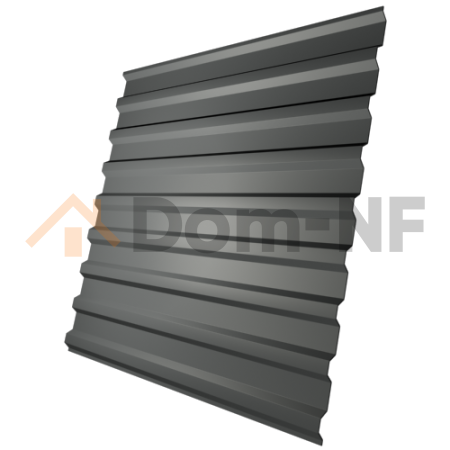 Профнастил серый графит (RAL7024) С-20 (1,150х2м*0,4мм.)