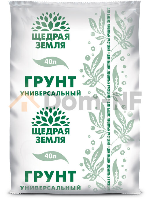 Грунт универсальный "Щедрая земля" 40 л