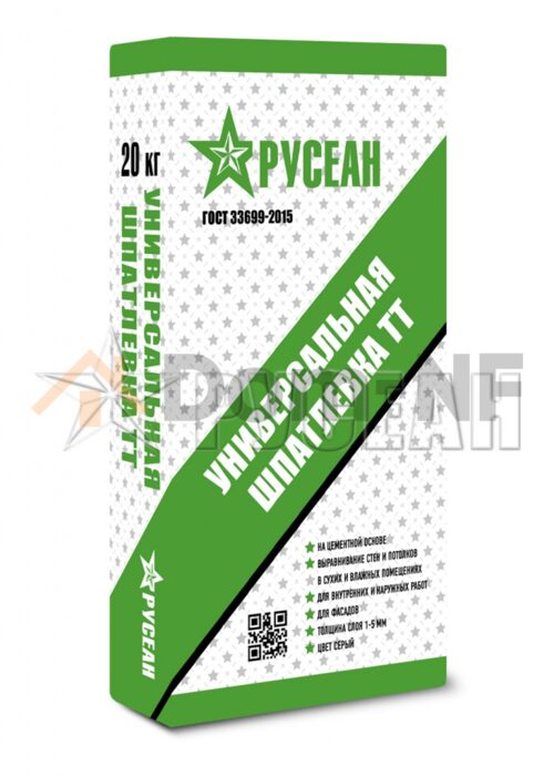 Универсальная шпатлевка Русеан ТТ