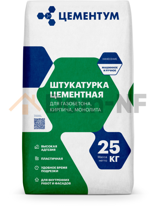 Штукатурка цементная Цементум (25 кг)