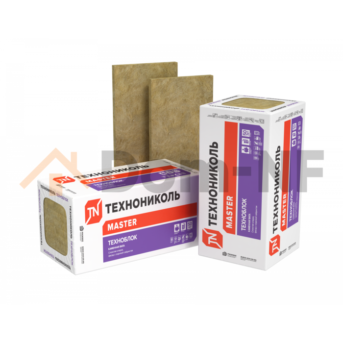 Утеплитель Технониколь ТЕХНОБЛОК 50 мм. (50 кг/м.куб)