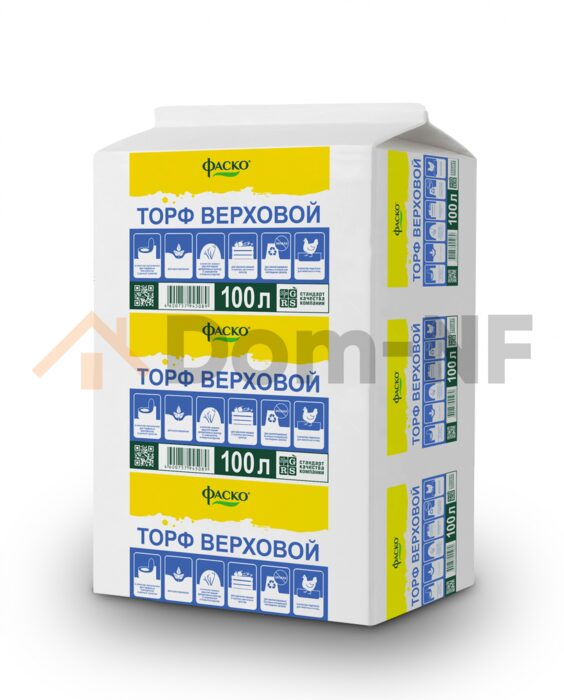 Торф верховой "Фаско" 100 л