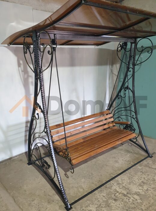 Садовые качели кованые К-02