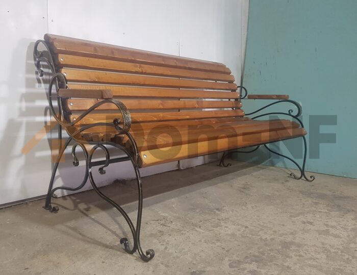 Скамейка садовая, кованая 1.8 м. (ск003А)