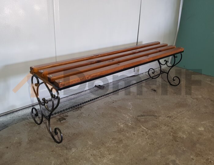 Лавочка садовая, кованая 1.8 м. (ск024В)